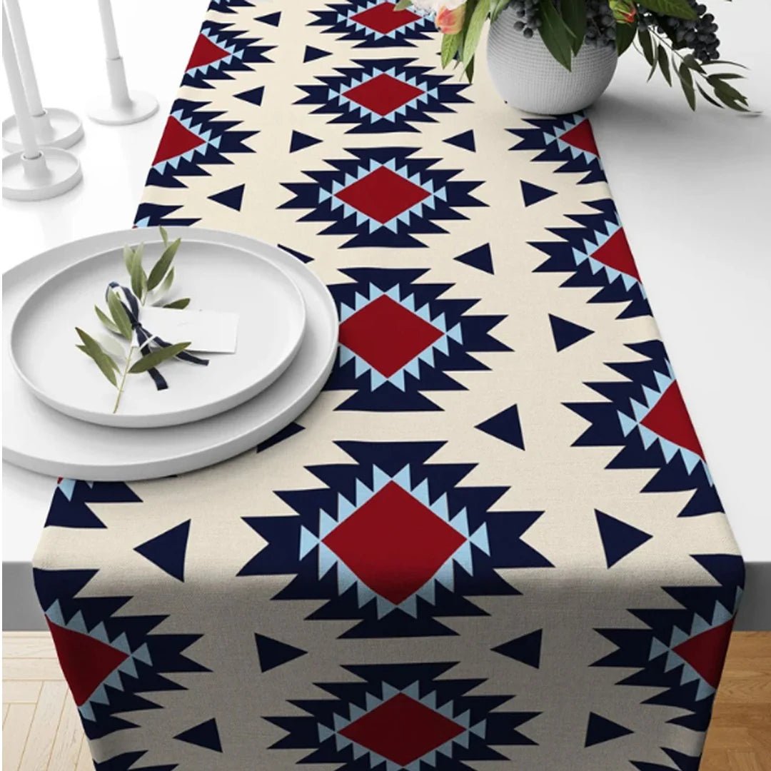 Rustic Southwestern Table Runners - Lotus