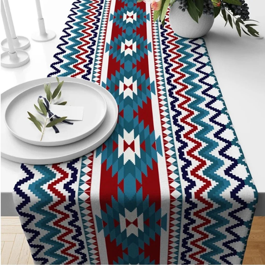 Rustic Southwestern Table Runners - Lotus