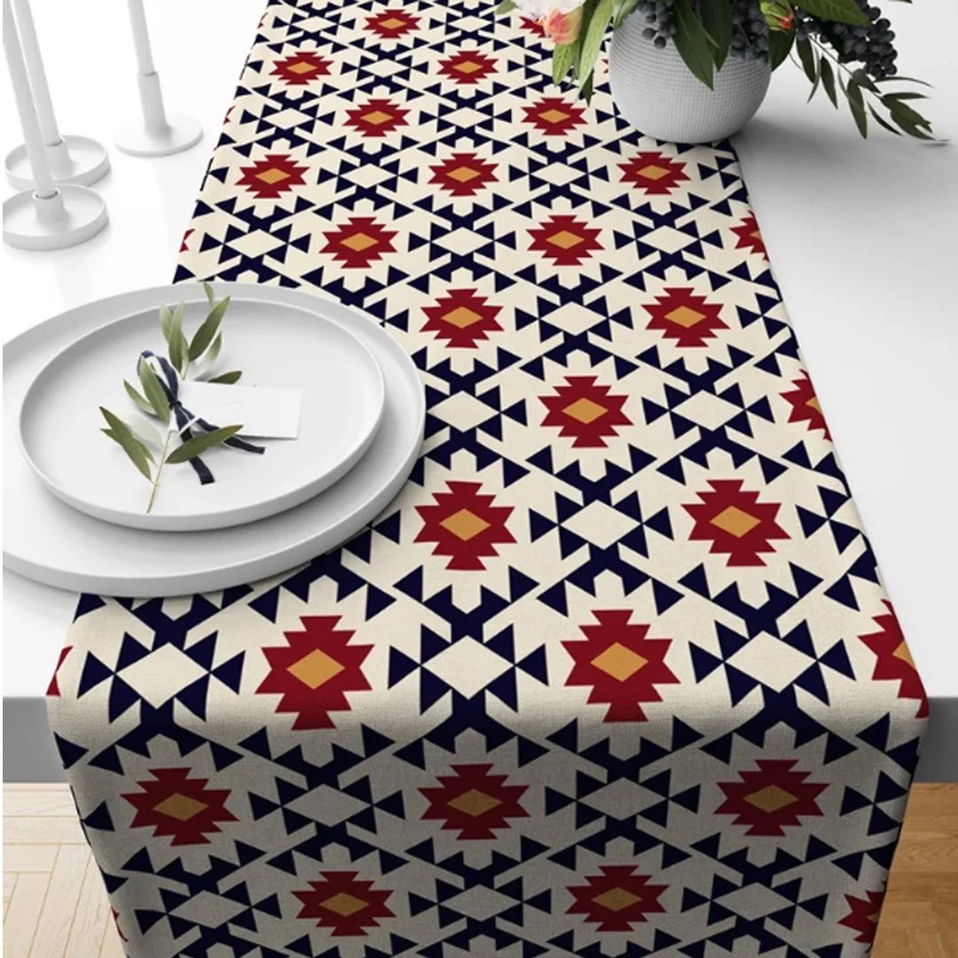 Rustic Southwestern Table Runners - Lotus