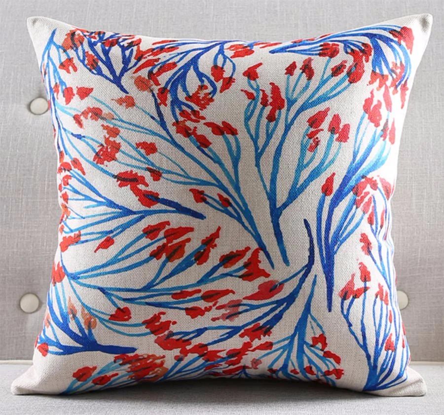 Square Throw Cushions Covers Pack of 4 - CC95A Filling - Lotus