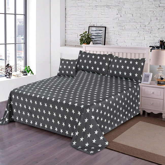 Micro Fiber Bed Sheet Stars Single-30274 Hover Image