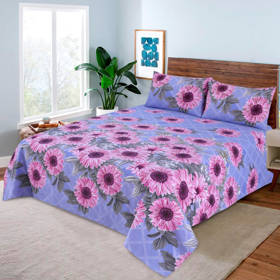 Sunshine Petals - Bed Sheet Set Single - Lotus