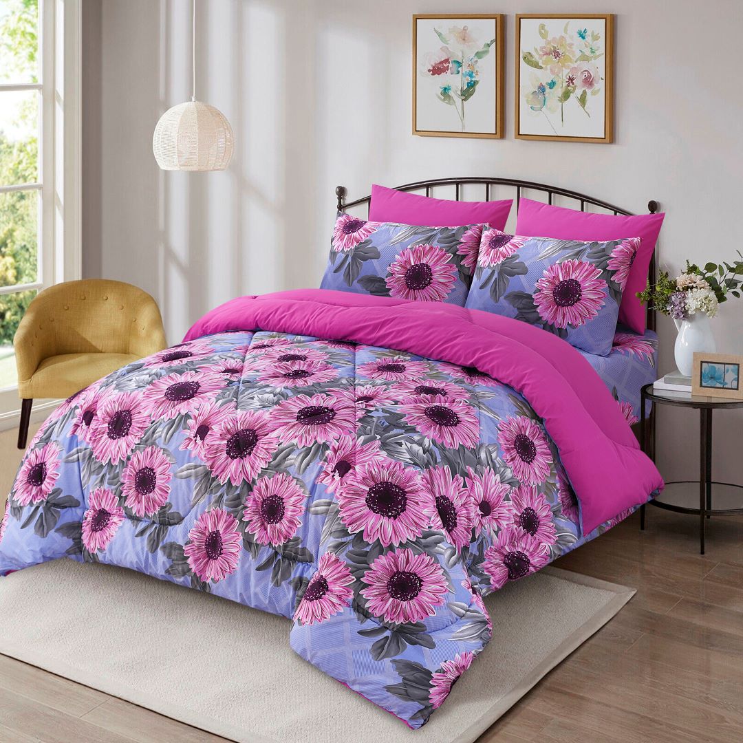 Sunshine Petals - Comforter Set - Lotus