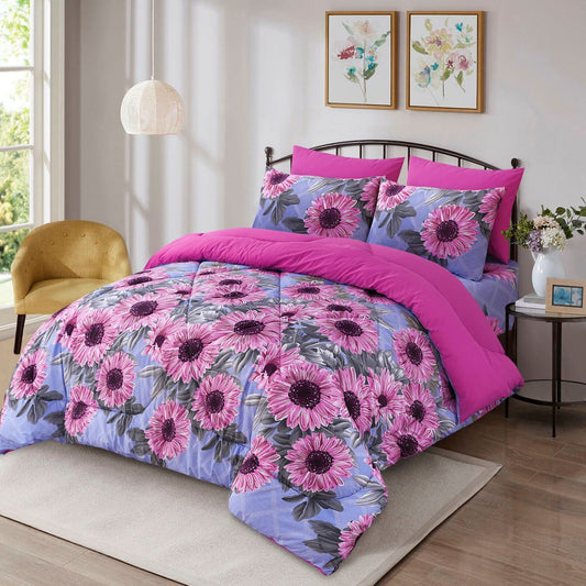 Sunshine Petals - Comforter Set - Lotus