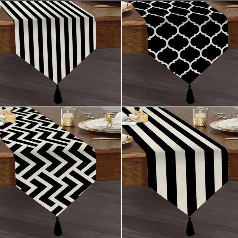 Tasseled Table Runner - Lotus