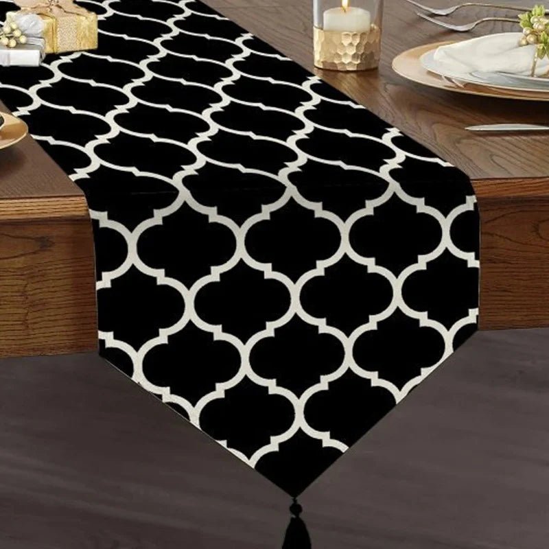 Tasseled Table Runner - Lotus
