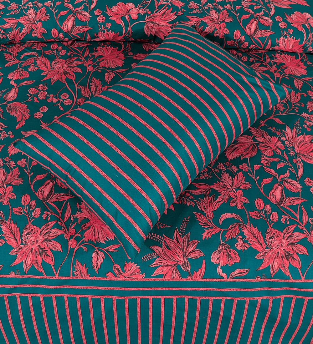 Midnight Bloom - Bed Sheet Set