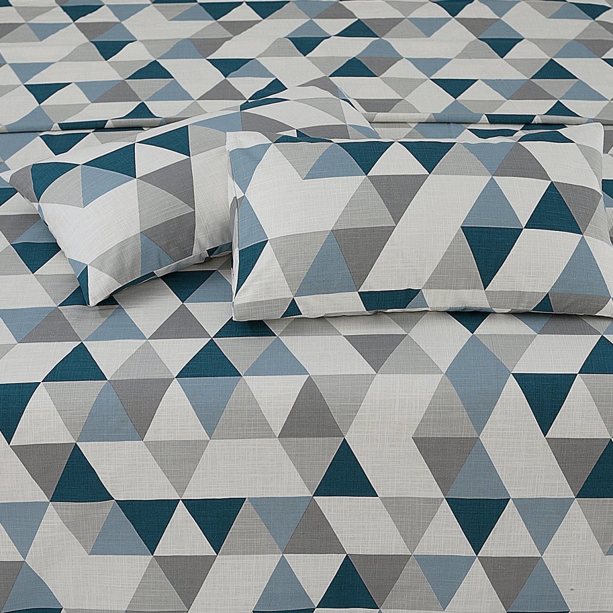Triangles - Bed Sheet Set Single - Lotus