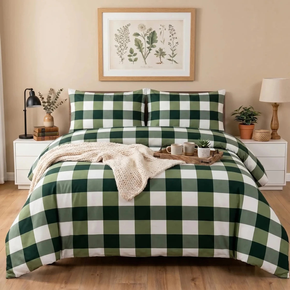 Ultra Soft Bed Sheet Set – Buffalo, King Size, 3 Pc - Lotus