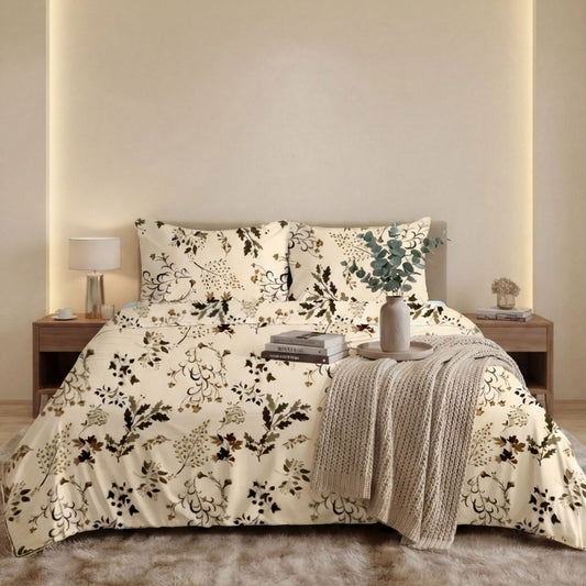 Ultra Soft Bed Sheet Set – Flowery, Single Size, 2 Pc - Lotus