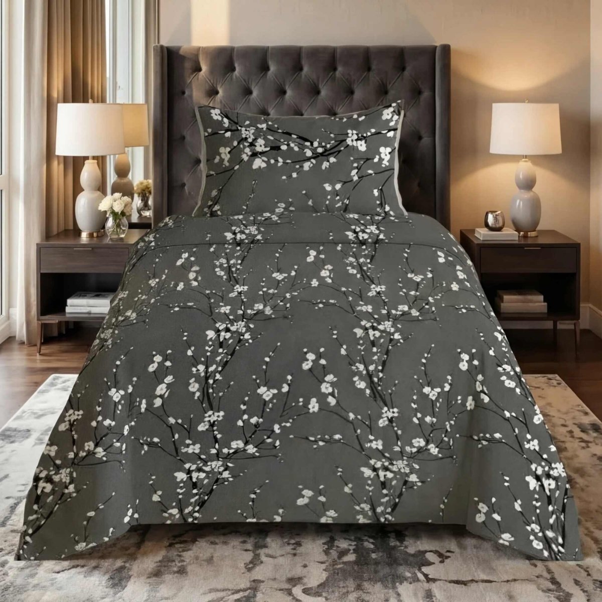 Ultra Soft Bed Sheet Set – Sakura, Single Size, 2 Pc - Lotus