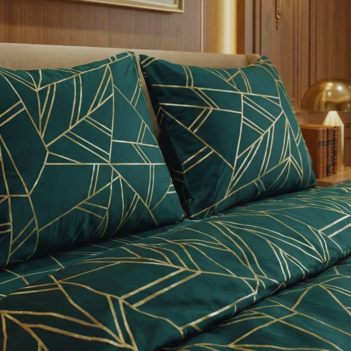 Ultra Soft Bed Sheet Set – Vertex, King Size, 3 Pc - Lotus