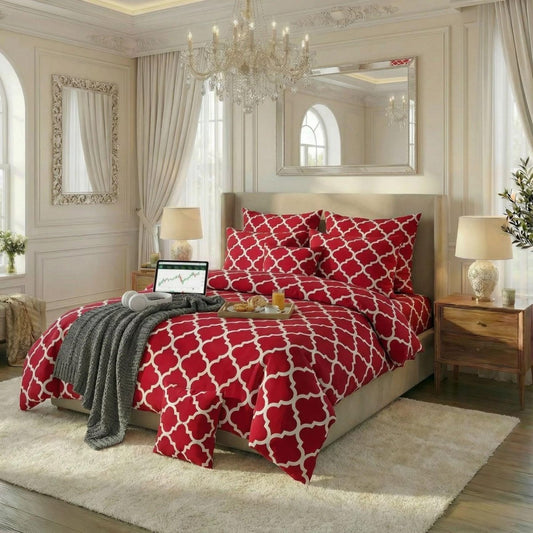 Ultra Soft Duvet Cover Set – Apex, King Size, 6 Pc - Lotus