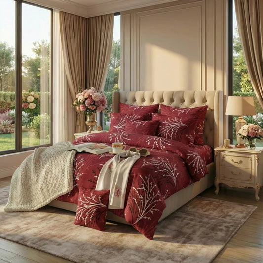 Ultra Soft Duvet Cover Set – Blossom, King Size, 6 Pc - Lotus