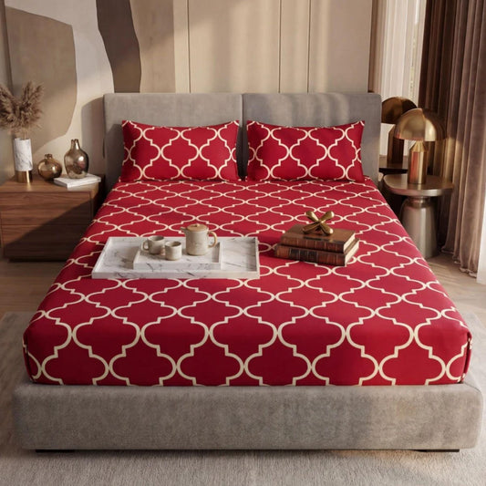 Ultra Soft Fitted Sheet Set – Apex, King Size, 3 Pc - Lotus