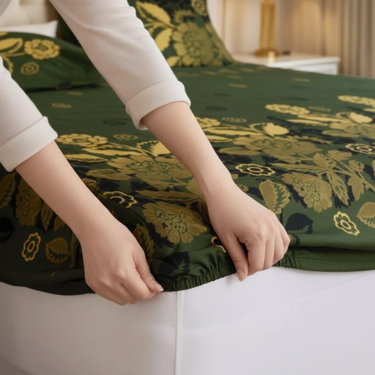 Ultra Soft Fitted Sheet Set – Lush, King Size, 3 Pc - Lotus