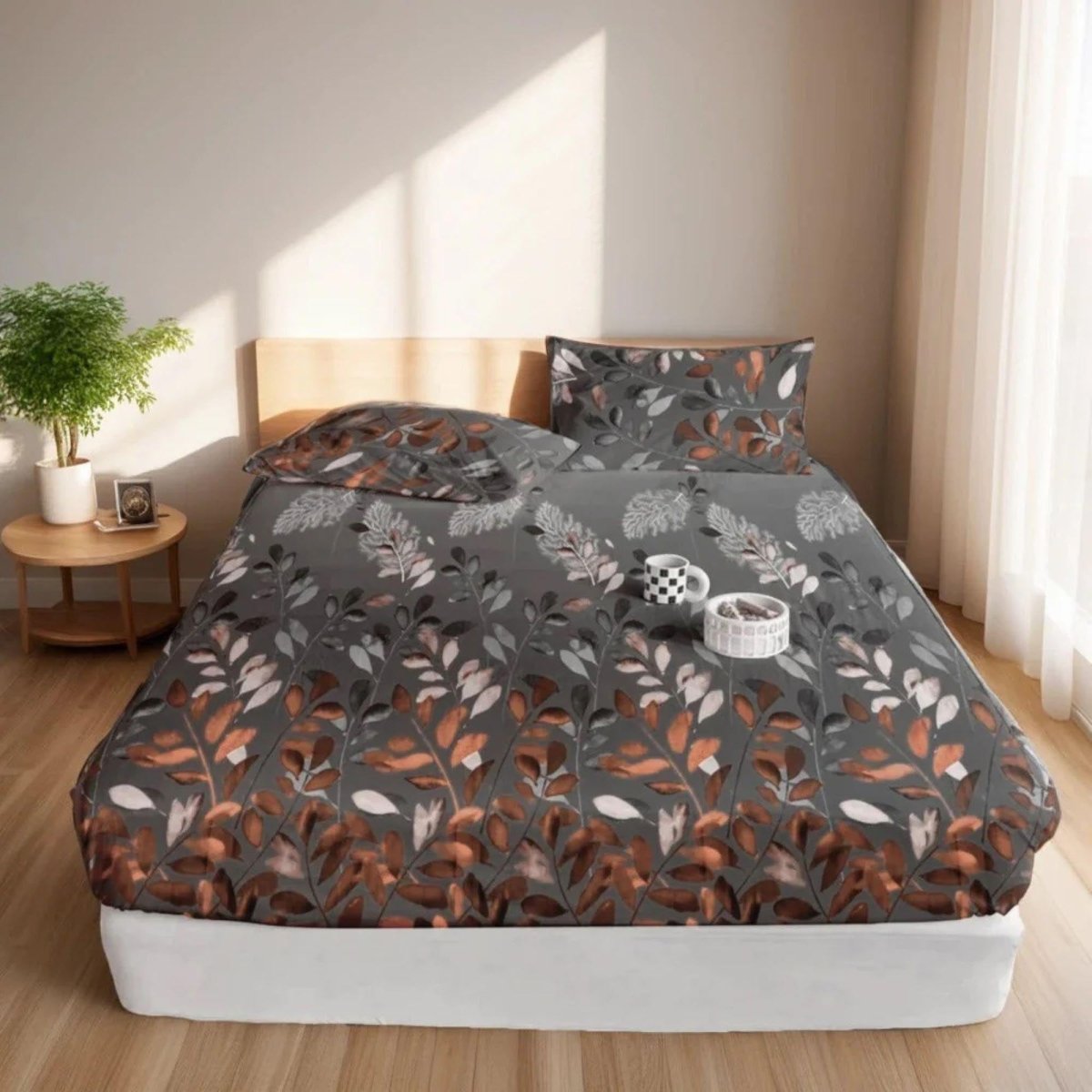 Ultra Soft Fitted Sheet Set – Sylvan, King Size, 3 Pc - Lotus