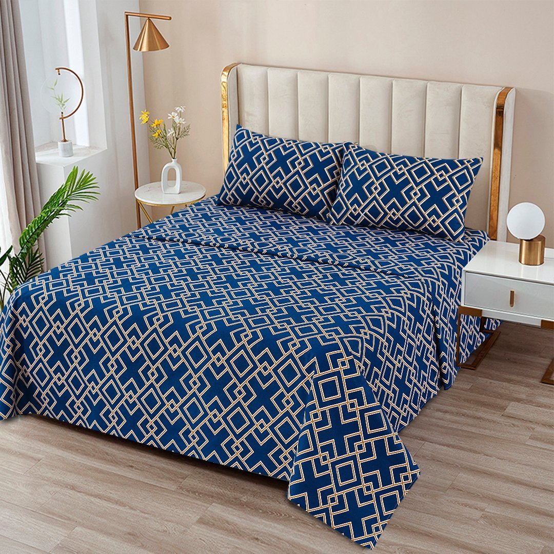 Vector seamless - Bed Sheet Set King - Lotus