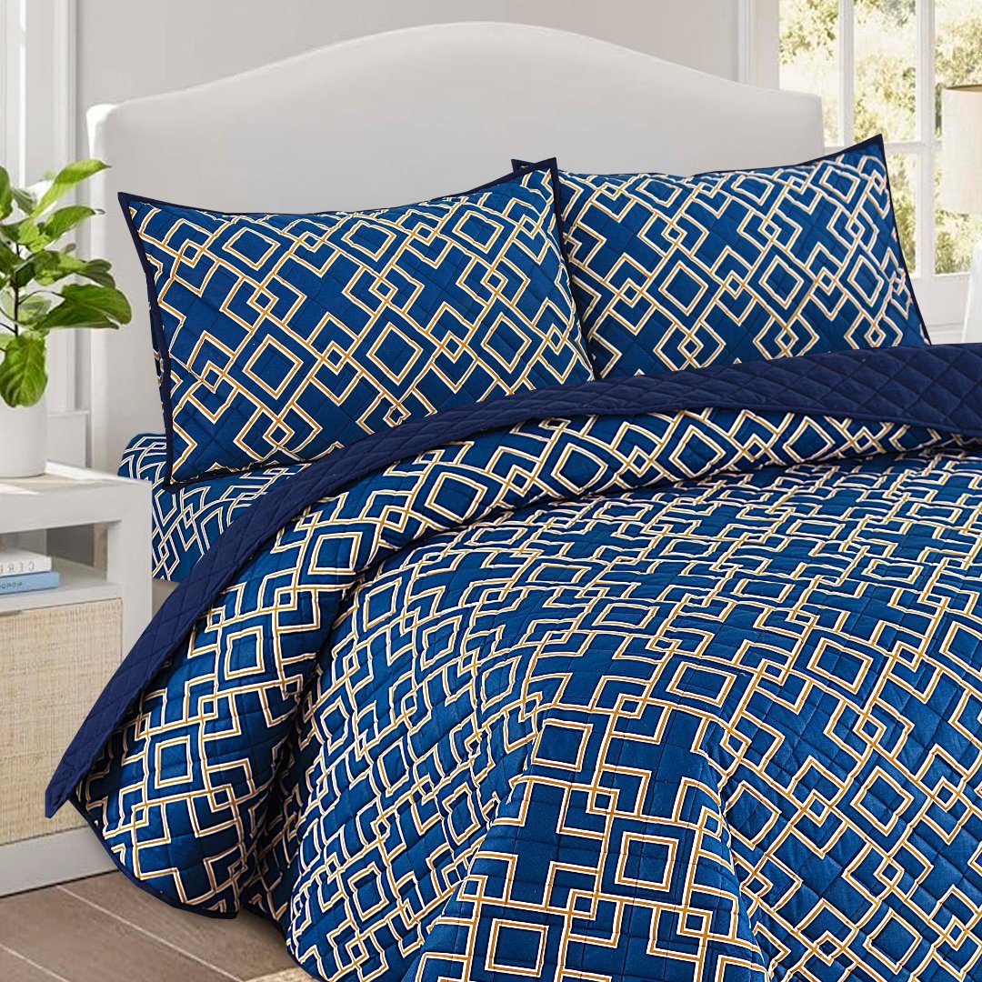 Vector seamless - Summer Comforter Set 3 Pcs - Lotus