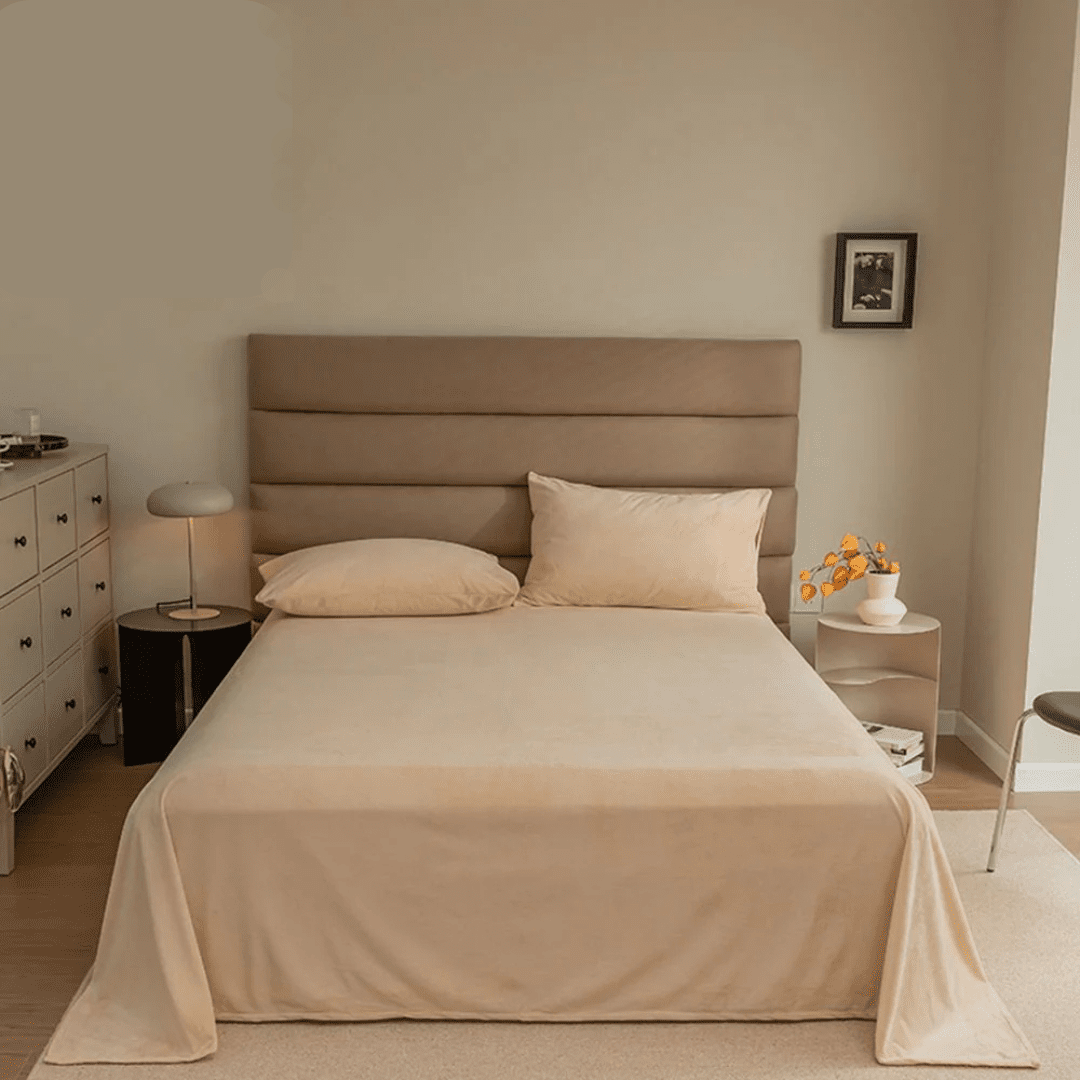 Velvet Bed Sheet Set Skin Single RFS - 30326 - Lotus