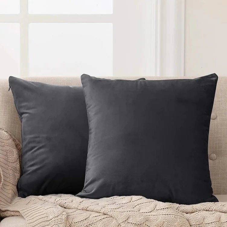Velvet Cushion Cover (Pack of 2) RFS - Lotus