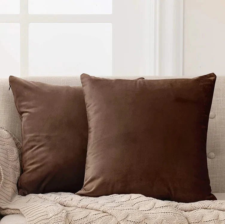 Velvet Cushion Cover (Pack of 2) RFS - Lotus