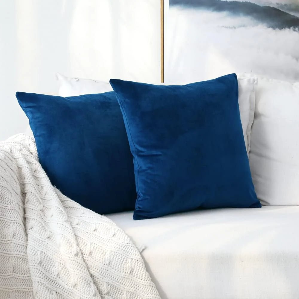 Velvet Cushion Cover (Pack of 2) RFS - Lotus