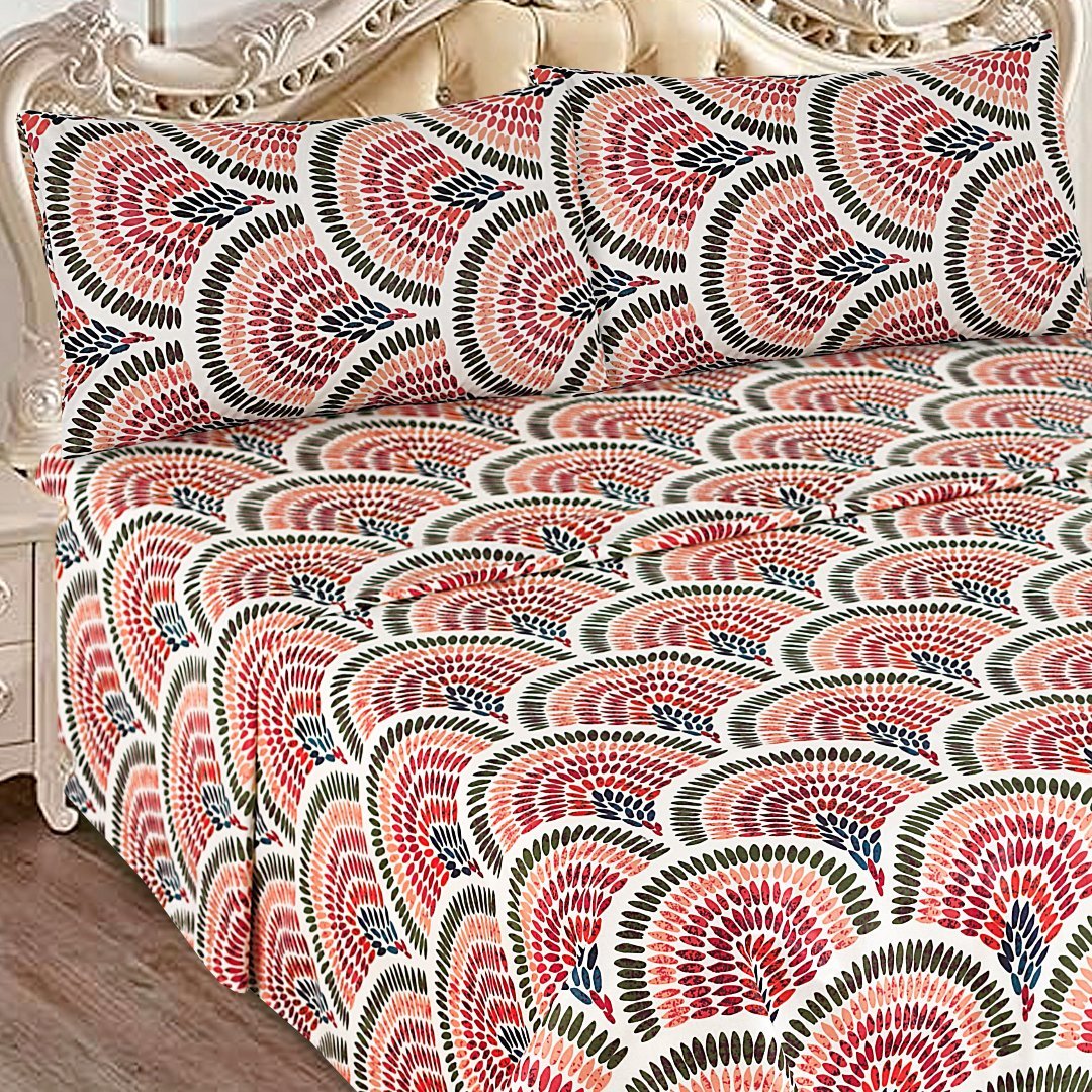 Verdant Elegance - Bed Sheet Set Single - Lotus