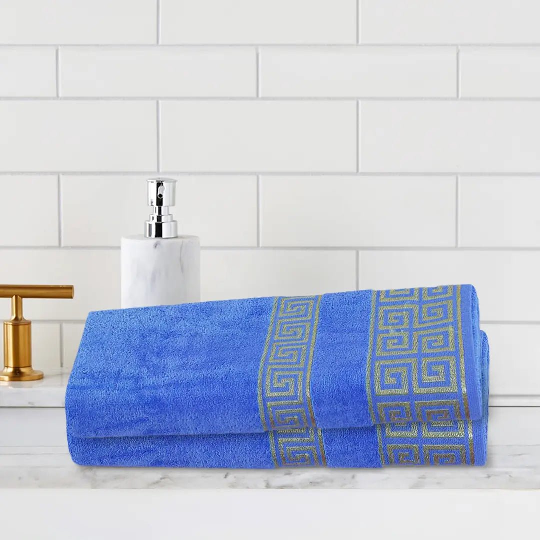 Versatile Bath Towel Sky Blue (Pack Of 2) - 012 - Lotus