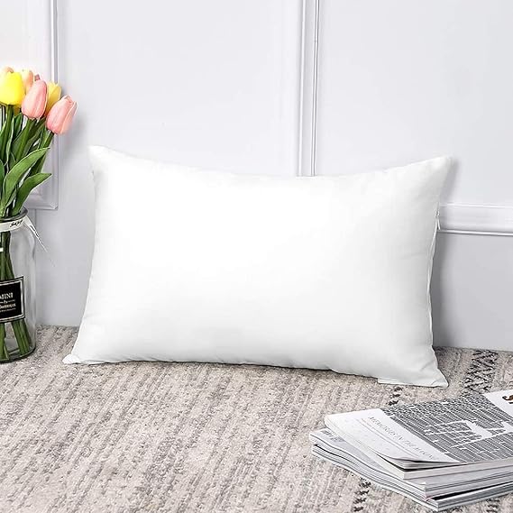 White Filled Pillow - 40127 - Lotus
