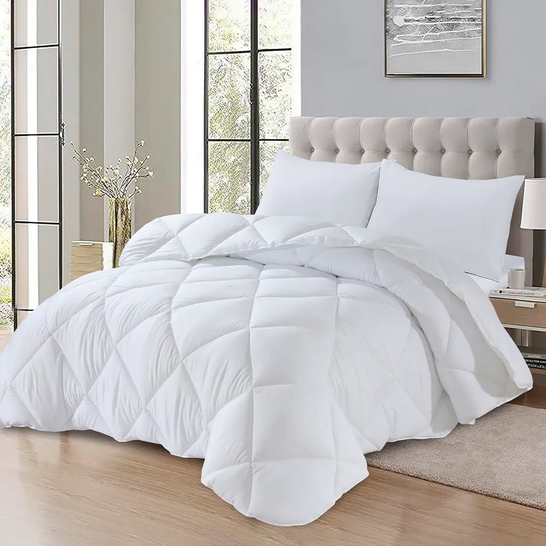 White Warm Quilt - Single - Lotus