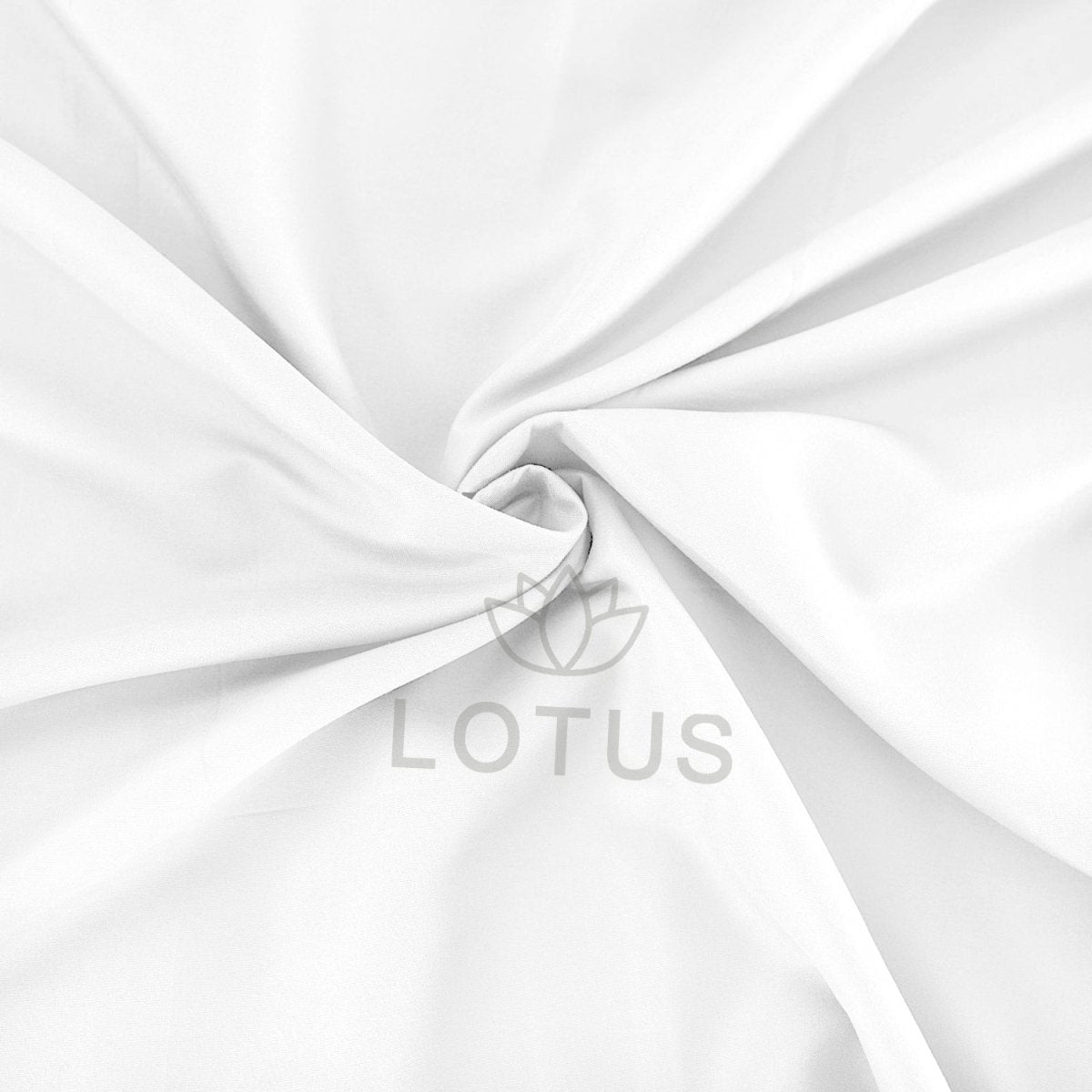 White Zigzag Pleated - Duvet Cover Set 8 Pcs - Lotus