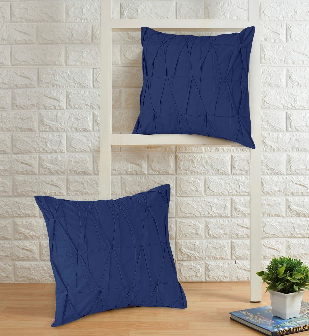 Zigzag Pleated Cushion Cover (Pack of 2) RFS - Lotus