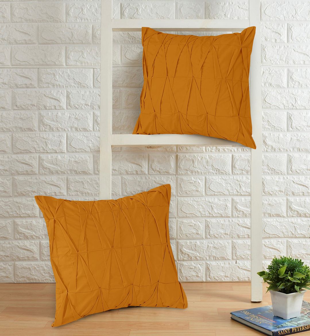Zigzag Pleated Cushion Cover (Pack of 2) RFS - Lotus