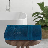 Zinc V Stripe - Bath Towel - Lotus