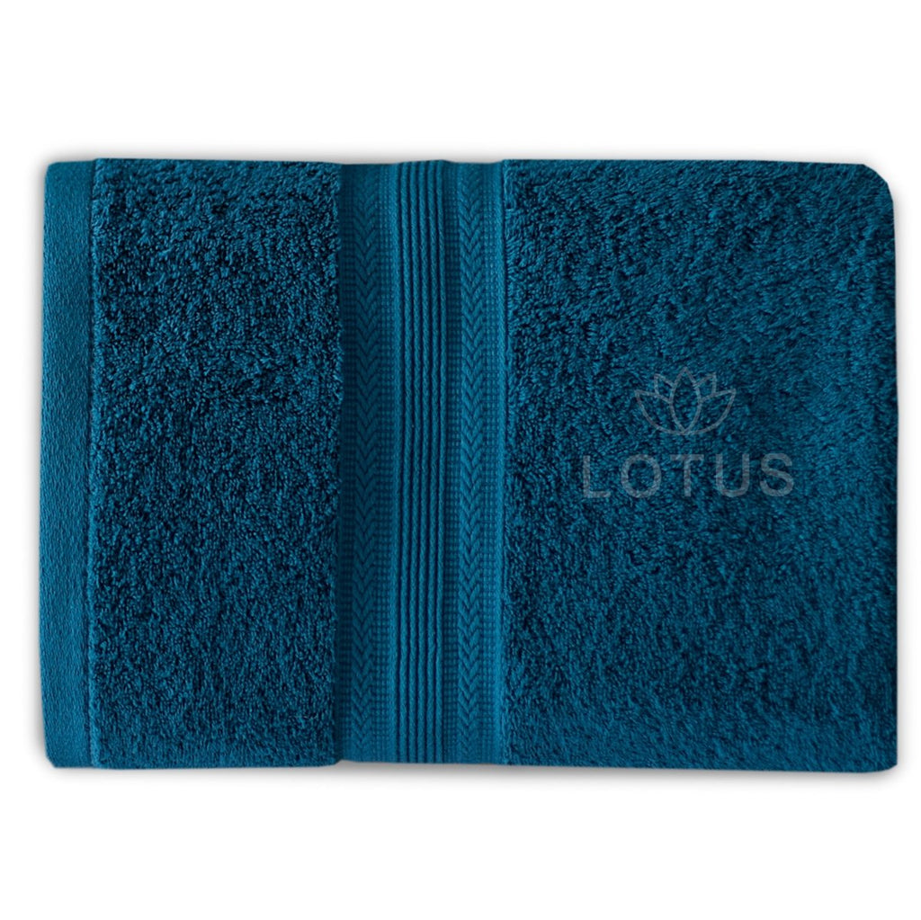 Zinc V Stripe - Bath Towel - Lotus