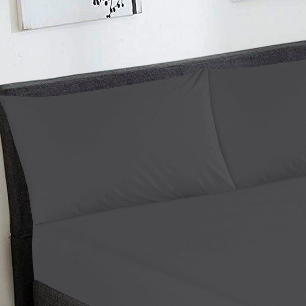 Fitted Sheet Set Gray King -30251 RFS