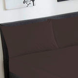 Fitted Sheet Set Brown Single-30252 RFS