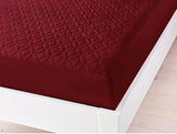 Maroon - Waterproof Mattress Protector