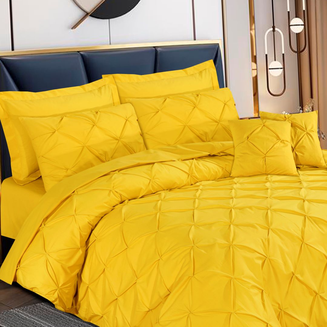Pin Tuck Duvet Cover 8 Pcs Set Dandelion-40182 RFS