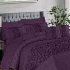 Roly-Poly Duvet Cover 8 Pcs Set Blueberry Wine-40240 RFS