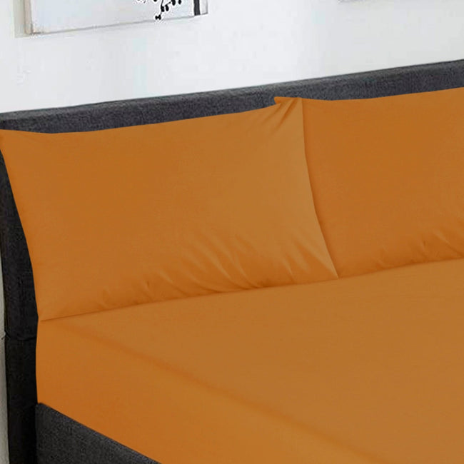 Fitted Sheet Set Mustard King-30243 RFS Main Image