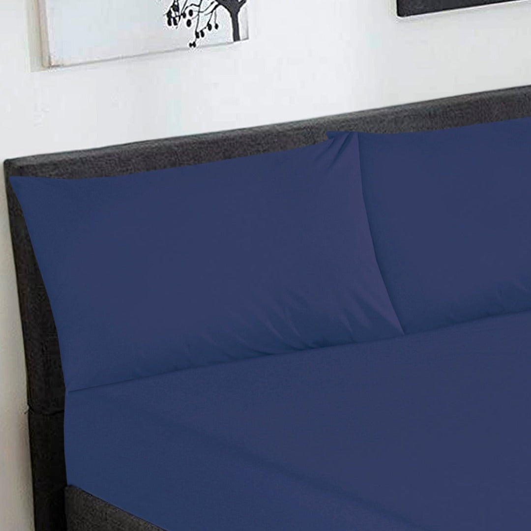 Fitted Sheet Set Navy King - 30247 RFS