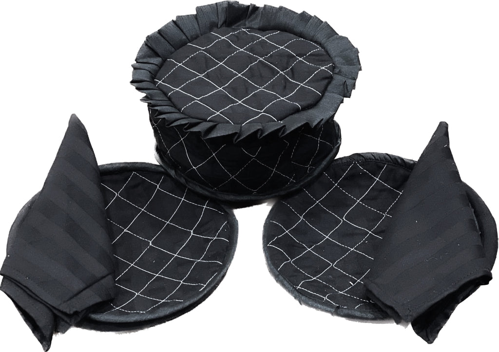 5 Pcs Quilted Hot Pot Set