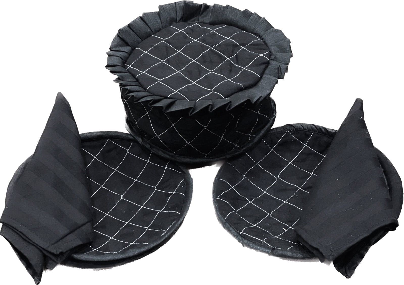 5 Pcs Quilted Hot Pot Set