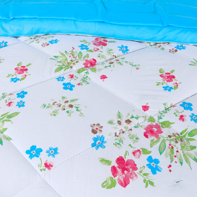 Comforter Set 6 Pcs  Multi Floral-30156 Main Image