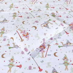 Cartoon Character Bed Sheet Fairy Garden Single-30160