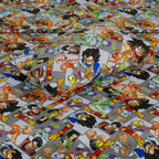 Cartoon Character Bed Sheet Dragon_B Single-30163