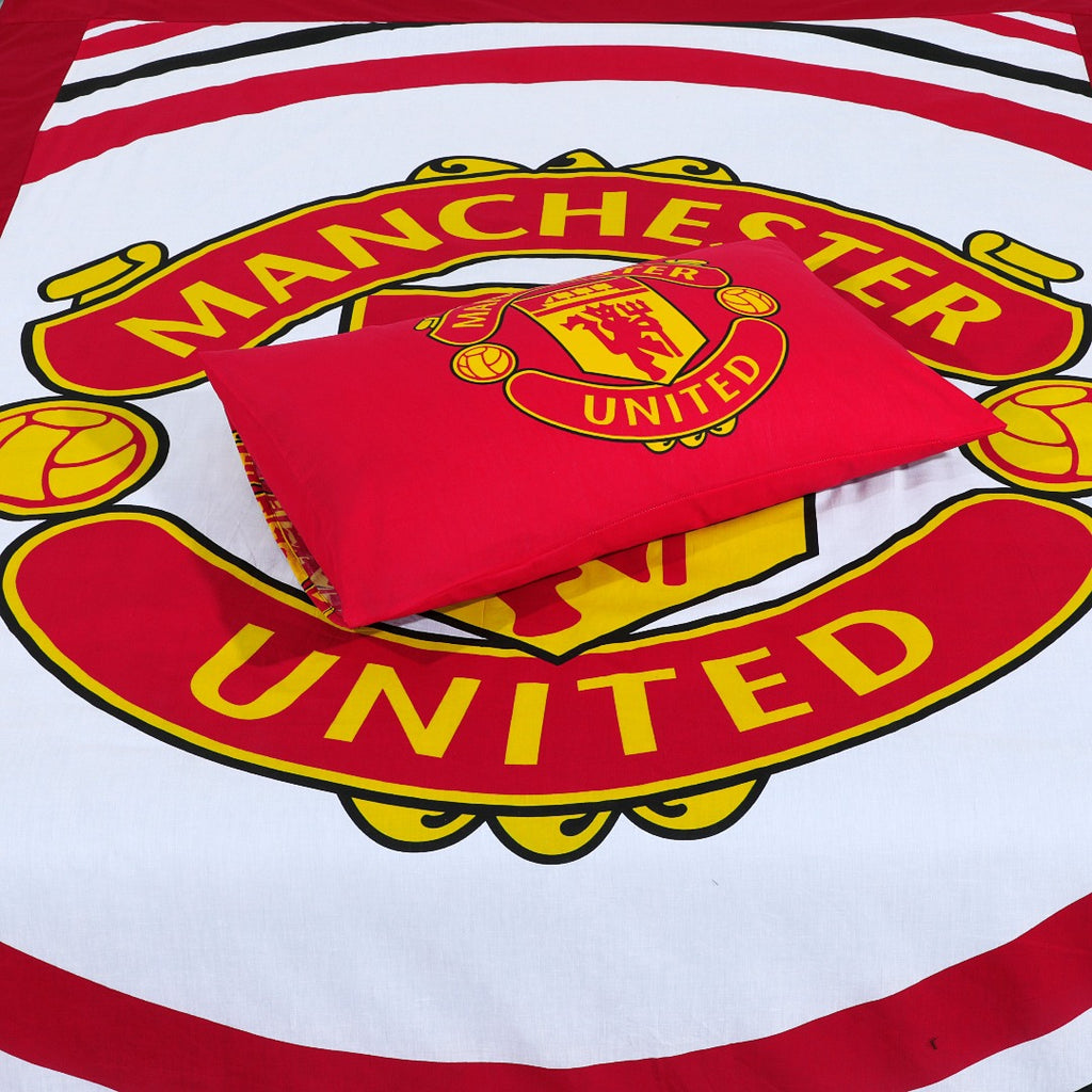 Cartoon Character Bed Sheet Manchester_U-30184