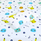Cartoon Character Fitted Sheet Poke_Mon Single-30170